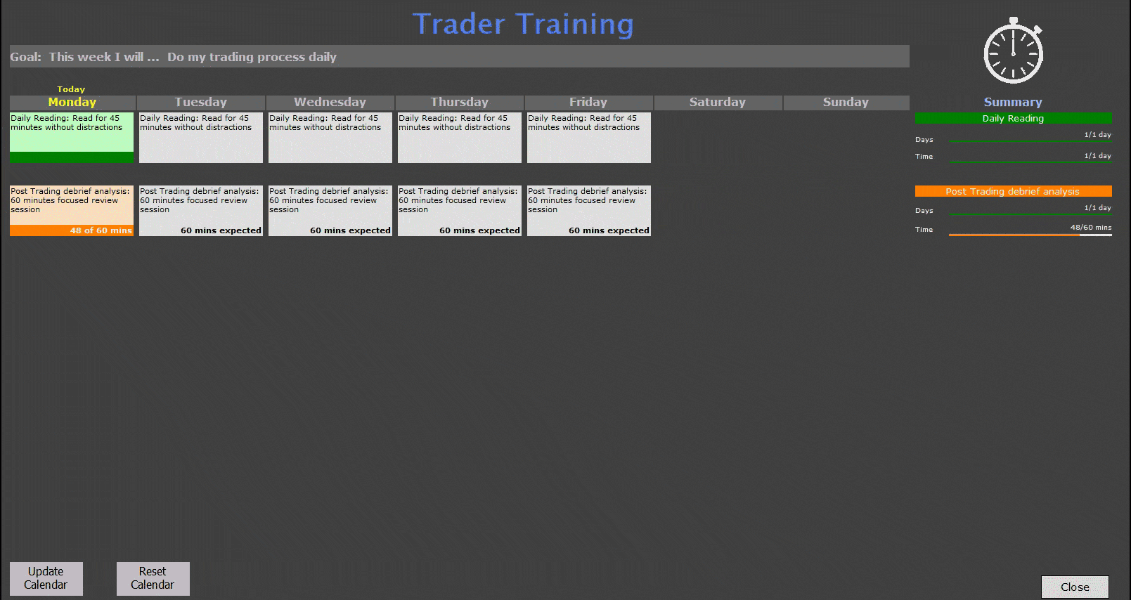 13 Trader Training